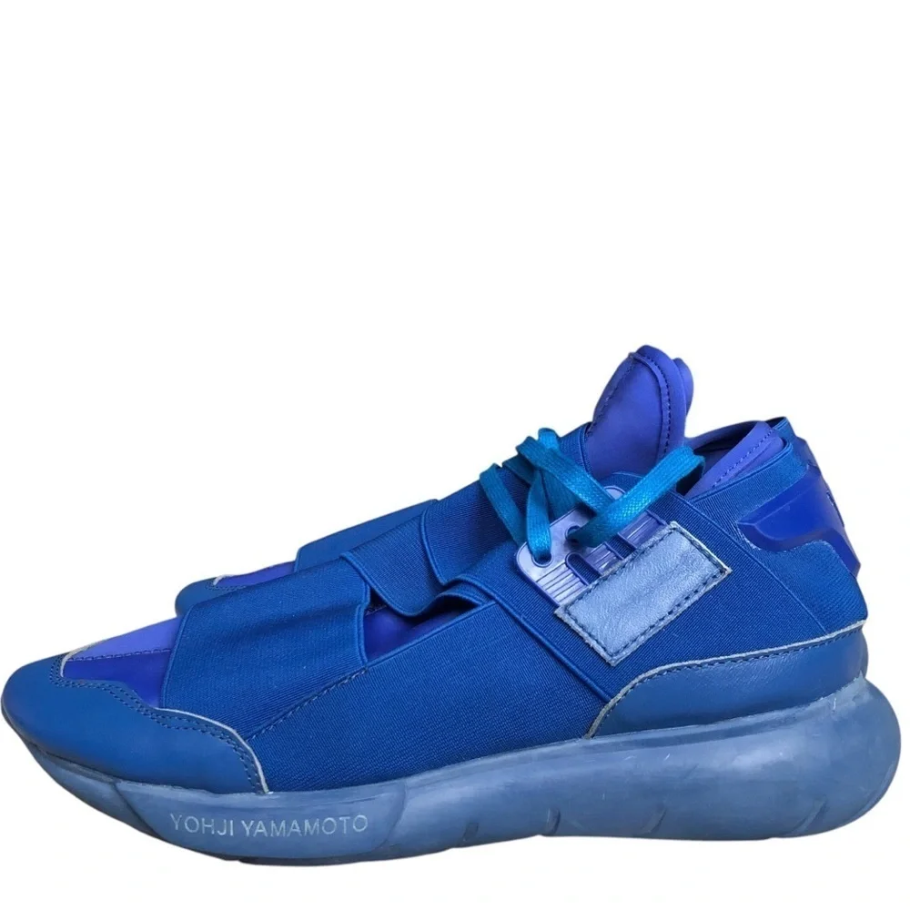 Y-3 Qasa High Yohji Yamamoto Blue Sneakers Mens 5.5